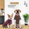 Autumn Winter New Warm High Collar Dog Sweatshirt Cotton Coat Soft Home Pet Clothes for Small Medium Large Dogs