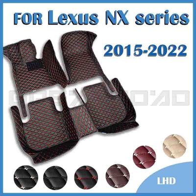 Tapetes de carro para a série LEXUS NX 200 300h 300 200t 2015 2016 2017 2018      Almofadas de pé automáticas personalizadas automóvel