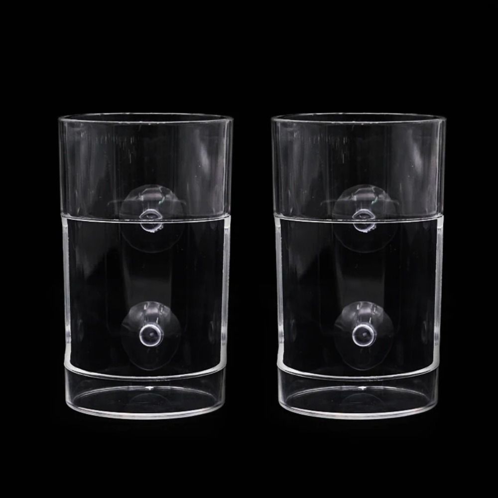 Transparent Aquarium Feeders Ring Suction Cup Floating Food Tray Feeder  for Baby Fish Shrimp
