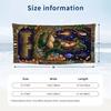 Witchcraft Theme Beach Towel Personalized Custom Name & Text Soft Quick Dry Beach Towel for Swimming Travel