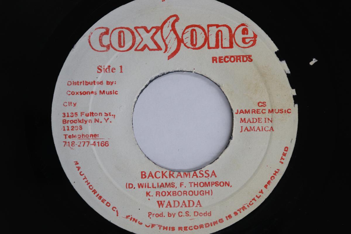 

7inch Record WADADA - Backramassa NONE COXSONE RECORDS 1987 Jamaica Reggae, Ska & Dub Used