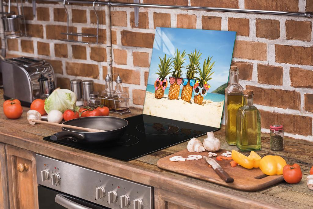 SZKLANA DESKA DO KROJENIA 52x40 ANANAS