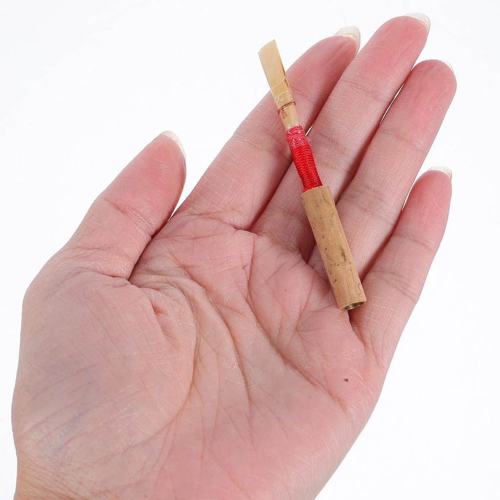 Abaodam Oboe Reeds, Set of 2, Natural Reeds, Instrument Reeds, Oboe Reed Accessories, Durable, Sound-Reliable, Lightweight, Handcrafted from Natural