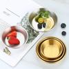 304 Stainless Steel Food Storage Tray Thickened Sauce Dipping Dish Snack Pan Kimchi Plate  Pot Seasoning Dish Kitchen Utensil