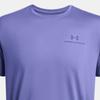 Under Armour Dopamine Letter Logo Print Casual Crew Neck Short Sleeve T-Shirt Men T-Shirts Purple 1383973-561