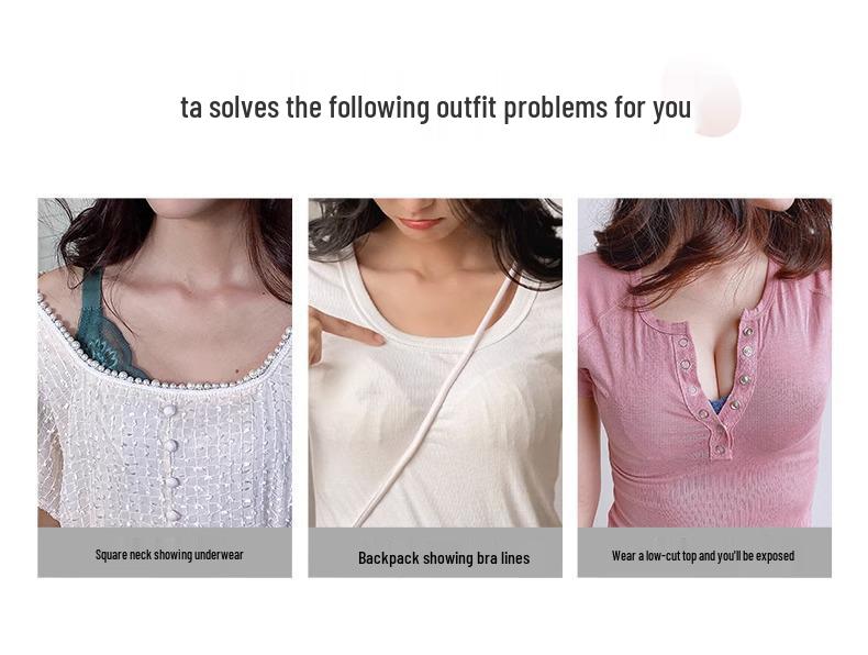 Seamless Strapless Wire-Free Push-Up Bra for Small Chests