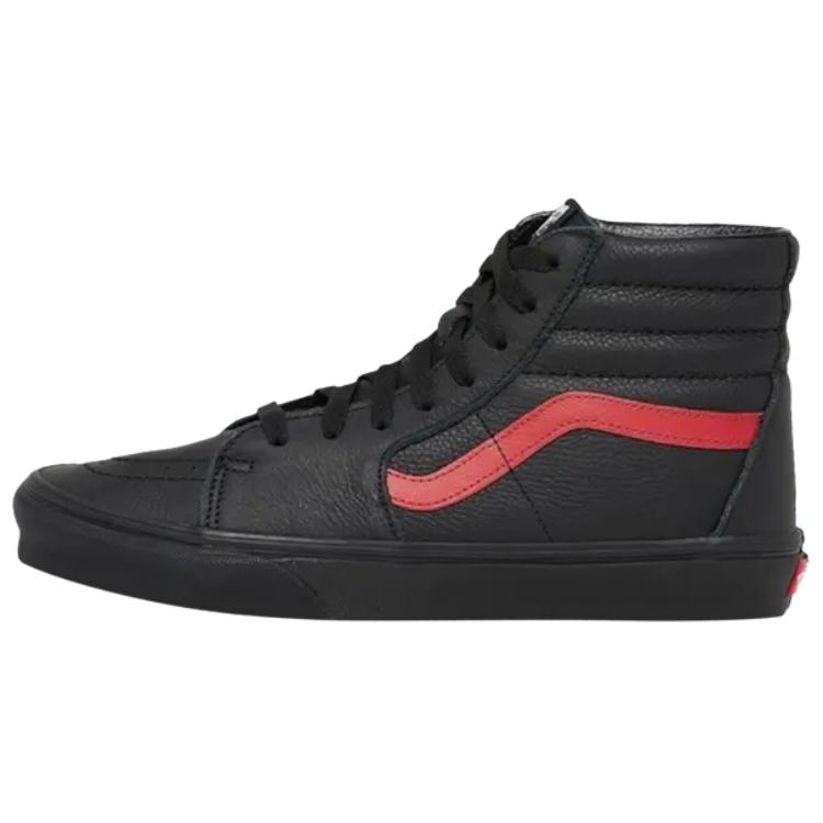 Vans Sk8-Hi Leather Pop - Black