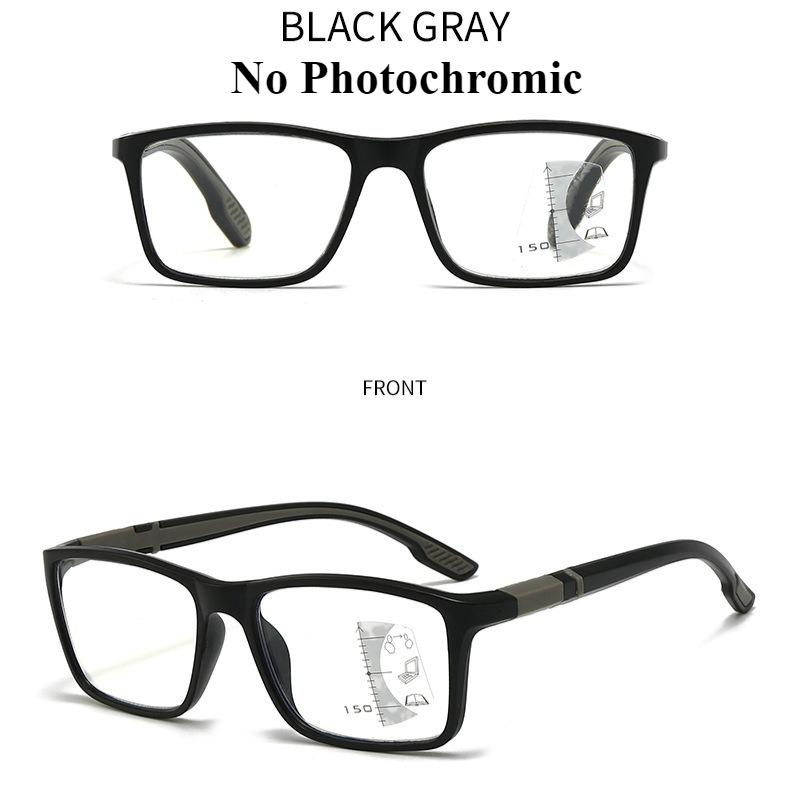 

Photochromic Multifocal Reading Glasses Sports Anti Slip Old Glasses Anti Blue Light Eye Protection Bifocals 2