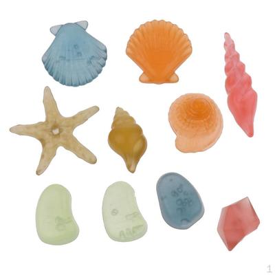 10 Stück Aquarium-Felsen, leuchtend