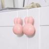 Solid Metal Thread Rabbit Knobs Rounded Soft Edges Cabinet Knobs Kids Room