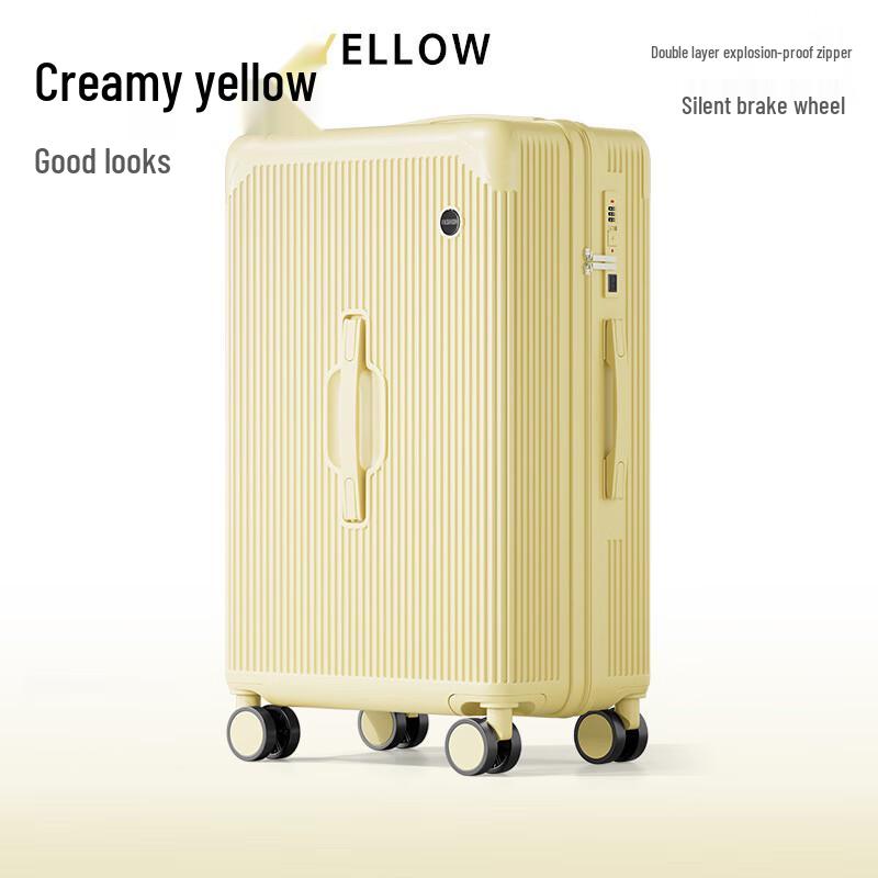 YYY Durable Zipper Travel Suitcase