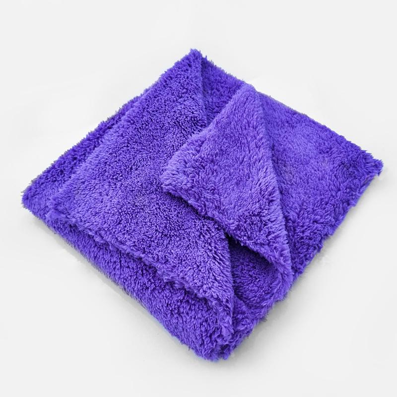 

Thickened Coral Fleece Car Wash Towel with Ultrasonic Heat-Cut 40x40 cm