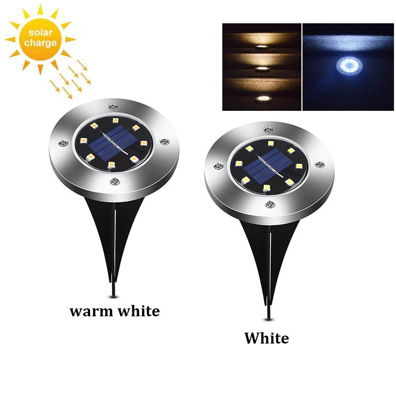Solar Lights Outdoor Motion Sensor Deck Step LED Light Waterproof LED Garden Solar Lamp Street