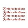 Car Badge Decals Auto Emblem Sticker Accessories For Mercedes Benz AMG Brabus Maybach Smart W204 GLC CLA GLK W205 W203 W206 W108