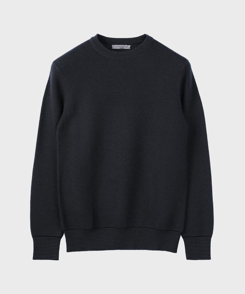 PANICALE Dot Pattern Crewneck Cotton Sweater [2 Colors]