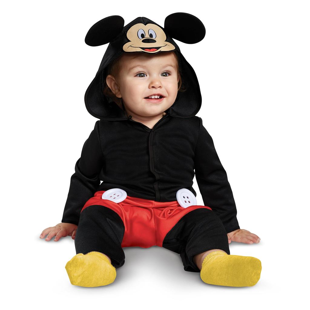 Disguise Disney Halloween Costume Official Mickey Mouse Kids Unisex 85-95cm Black 12000S