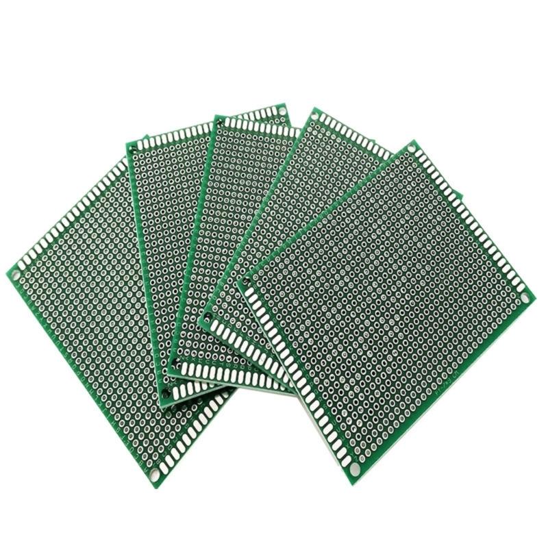 1Pcs 1.6mm Thick Fiberglass Circuit Boards with Pre Tinned Holes for DIY Soldering Practice