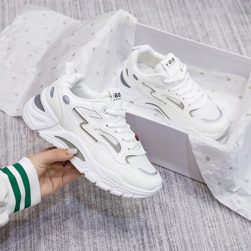 Dad Shoes New Women's Shoes Mesh Breathable Versatile Casual Multicolor Sports Shoes