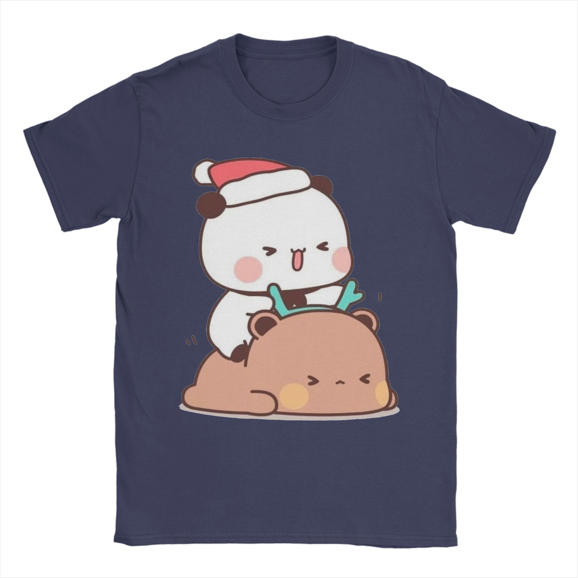

Men s Bubu and Dudu T Shirts Merry Christmas Cotton Clothing Novelty Short Sleeve Crewneck Tees Gift Idea T-Shirt XL