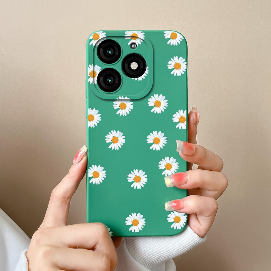 For Tecno Itel A70 Phone Case Cool Girl Cartoons Pattern Liquid Silicone Shell For ItelA70 A 70 High-quality New Design Fundas