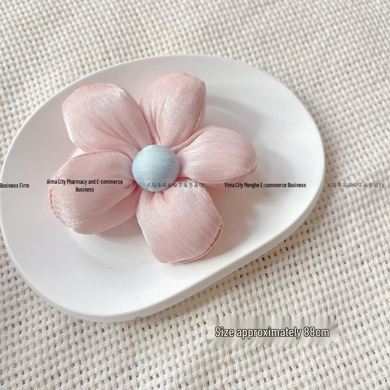 Lurex Cotton-Filled Flower DIY Brooch for Phone Cases, Clothes, Shoes, and Socks