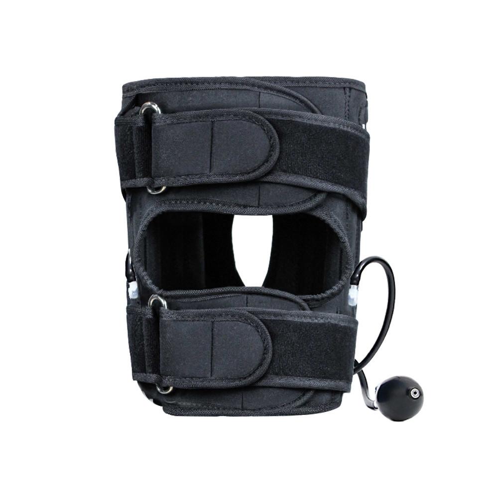 Adjustable Leg Correction Band Belt O/X Type Bowed Legs Knee Valgum Straightening Posture Corrector Inflatable Beauty Leg Band Black