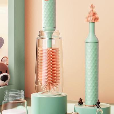 Electric Bottle Cleaning Brush Baby Bottle Nipple Straw Brush Cleaner Water Bottle Cleaning Kit 5Pcs