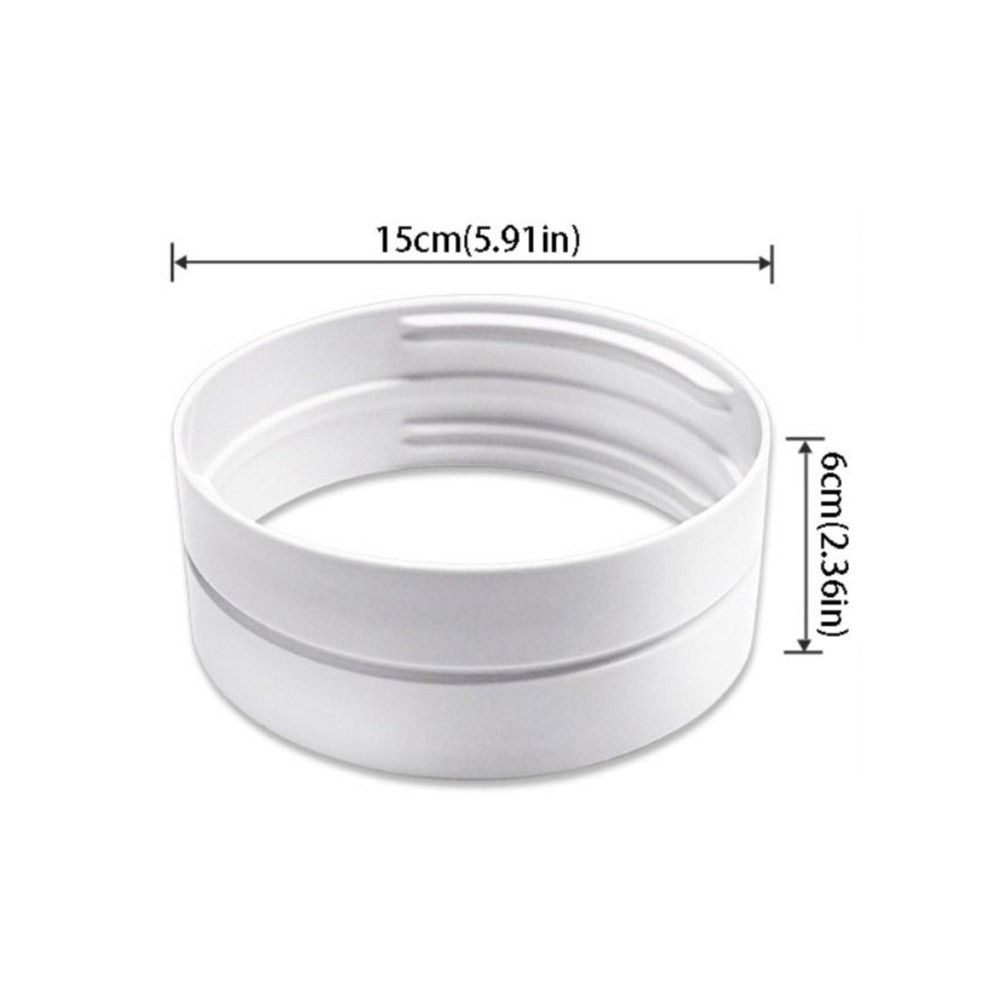 White Polypropylene Exhaust Duct Extension Exhaust Duct Coupling Adapter  Vent Pipe Compatible