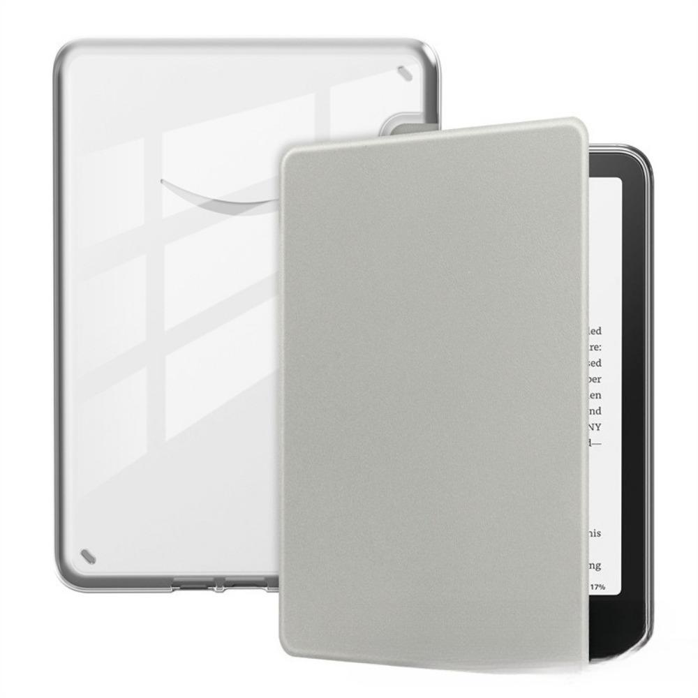 Premium Lederhülle für Kindle Paperwhite 6 5 4 3 2024 Edition mit Acryl-Abdeckung Oasis Hülle