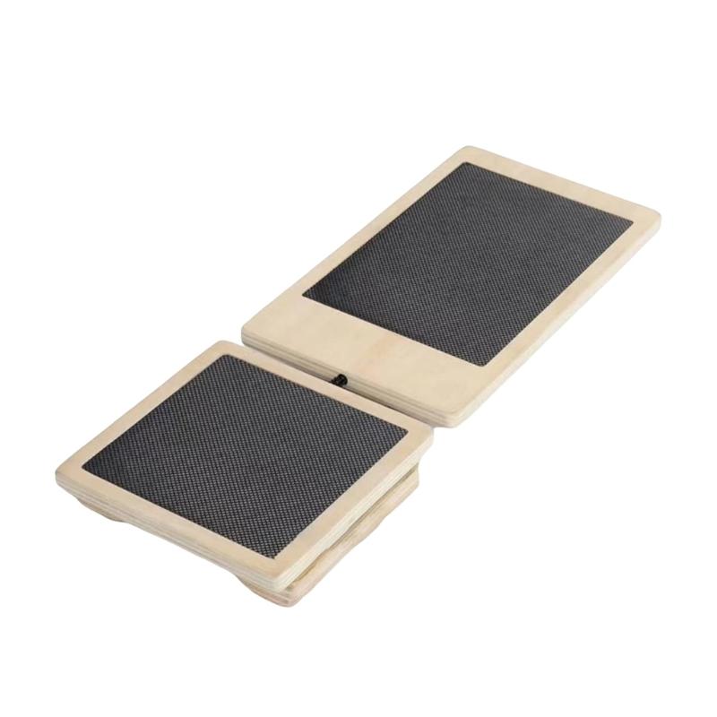 

Ankle Strengthener Exerciser Single Foot Balance Board NonSlip Wood Wobble Board Postures Corrector Easy to Use 1
