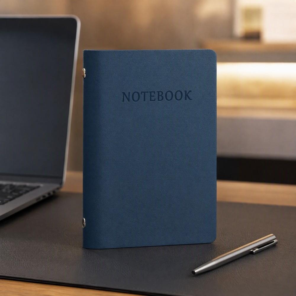 Spiral Bound Pocket Planner PU Leather Cover A7 Notebook A7 Mini Notepad Unisex Diary