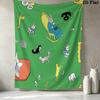 Goodnight Moon Wall Tapestry Aesthetic Wall Hanging Printed Fabric Blanket Decorative Tapestries For Bedroom Living Room Home Decor