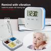 Dust proof Separated Pill Organizer Pill Box Case Electronic Timer Alarm Clock Reminder Medicine Storage Dispenser