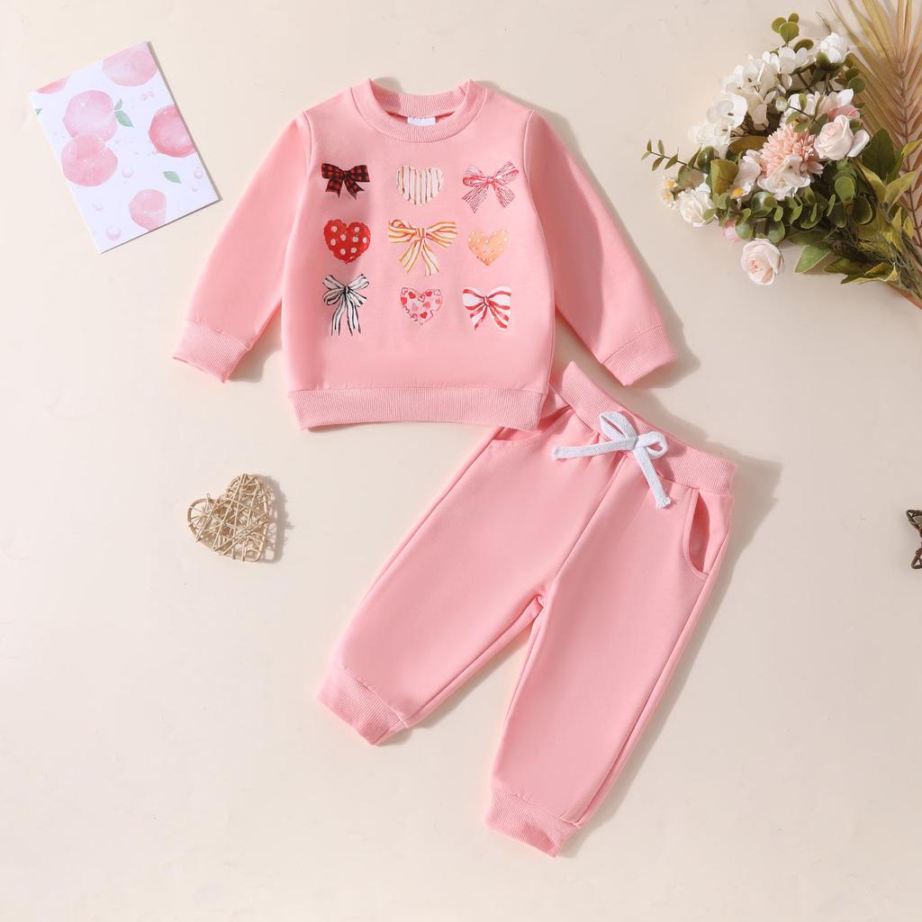 Jesienny zestaw modowy dla chłopców: Bluza z haftem i gładkie spodnie - Dwuczęściowy zestaw dla niemowląt i małych dzieci