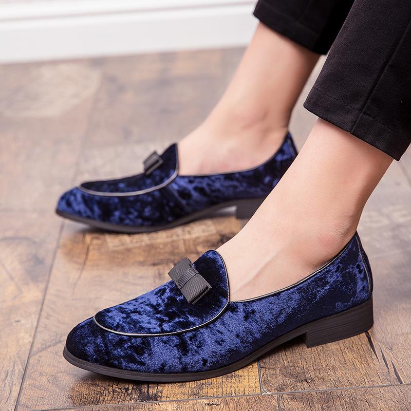 Men's Autumn British Style Slip-on Loafers: No-Tie Casual Leather Shoes for Hairdressers