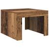 Coffee Table Reclaimed Wood 50 X 50 X 35 Cm Engineered Wood