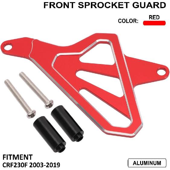 Compatible With CRF230F CRF 230 230F 2003 2004 2005 2006 2007 2008 2009 2010-2019 Motorcycle CNC Sprocket Guard Cover Protector