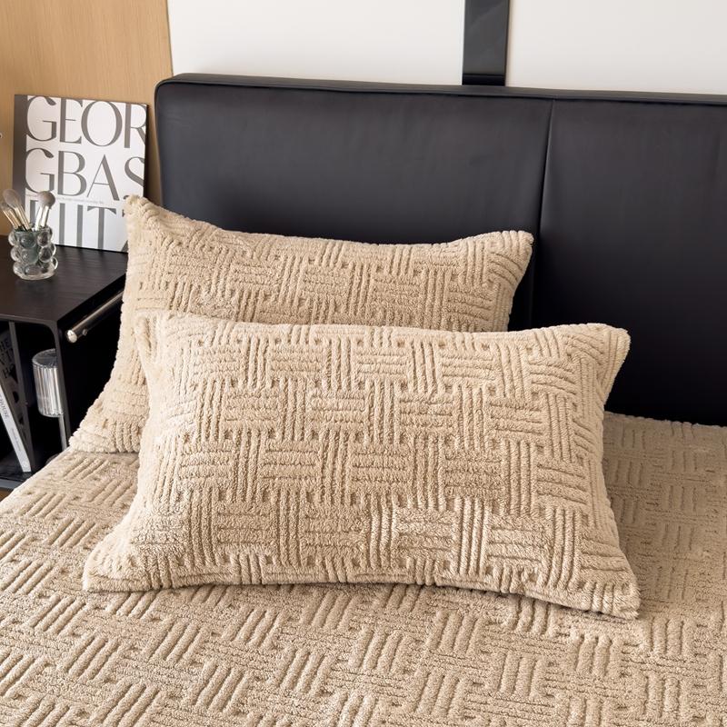 Zimowy welurowy prześcieradło z gumką, wytłaczane, miękkie, ciepłe, koralowy aksamit, pokrowiec ochronny na materac, rozmiar Queen, głęboka kieszeń, elastyczny zestaw prześcieradeł