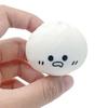 3Pcs Cartoon Expression Steamed Bun Toy Stress Relief Slow Rising Dumpling Squeeze Sensory Toy Soft Stress Ball Simulated Dough Ball Fidget Toy