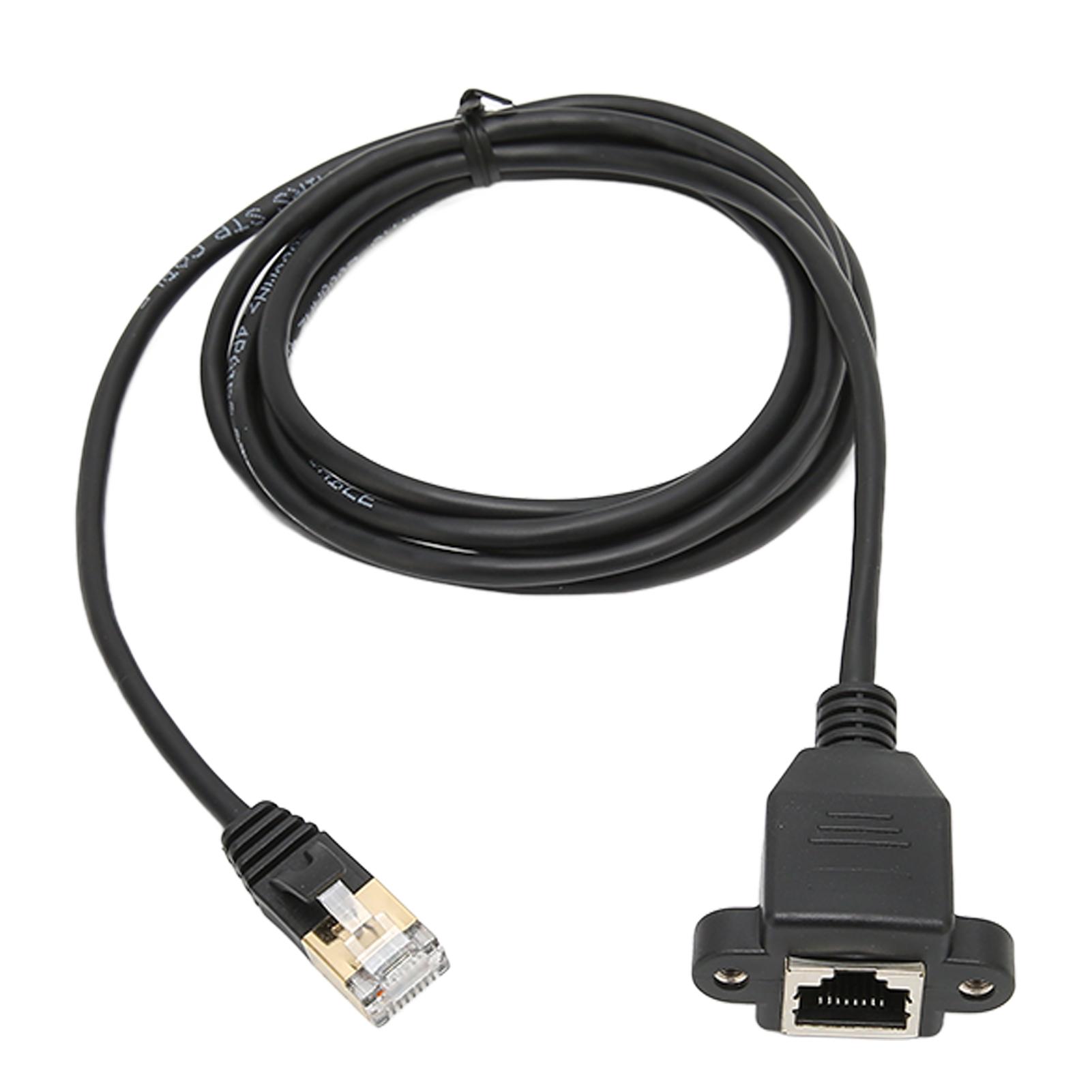 

Ethernet Extension Cable 4.92ft 3.8mm RJ45 CAT8 OD 8P8C Male to Female Cat 8 Ethernet Cable for