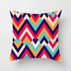 45X45Cm Geometric Yellow Red Blue Pillowcase Polyester Cushion Cover For Sofa Cushion Nordic Home Decor Pillowcase
