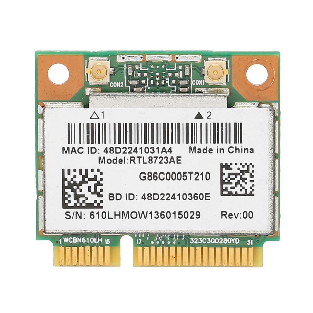 Tarjeta de Red Inalámbrica RTL8723AE 300M Bluetooth4.0 Half Mini PCI-E Adaptador Wlan Wifi
