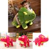 Soft Adorable Triceratops Plush Toy Comfy Critters Gift For Kids Teens