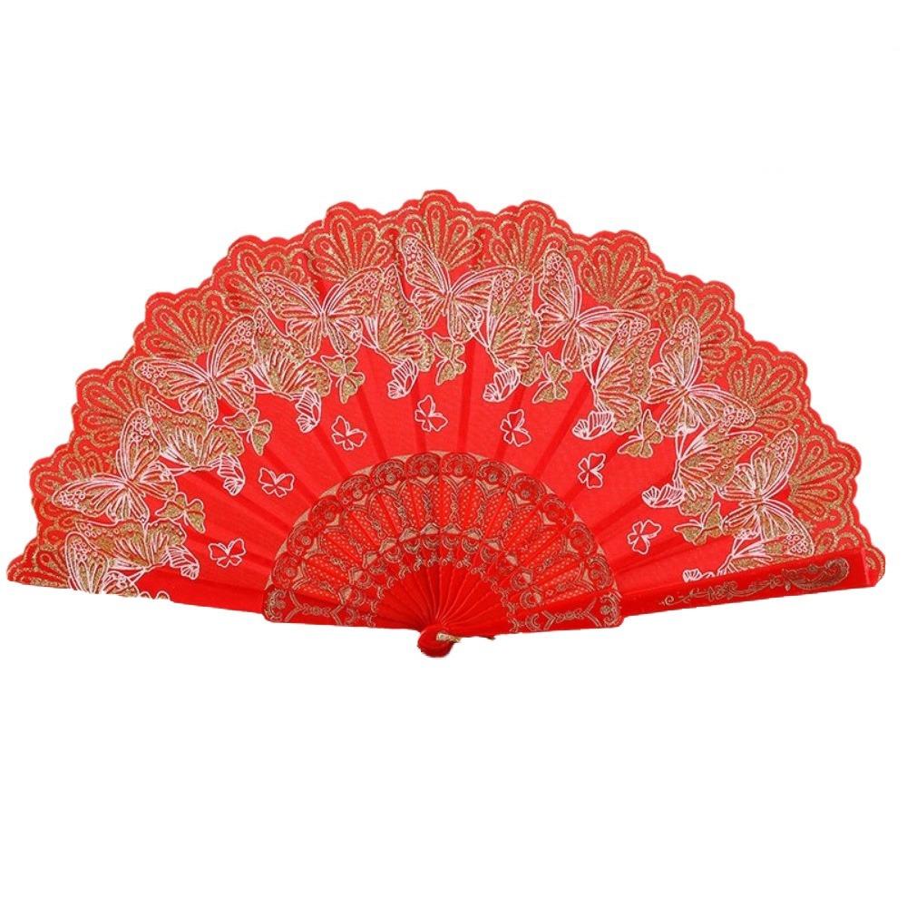 Handgehaltener Dekofächer Spitze Handfächer Fotografie Requisiten Tanzfächer Hanfu Zubehör
