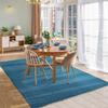 Reversible Living Room Rug Petrol Blue 160x230