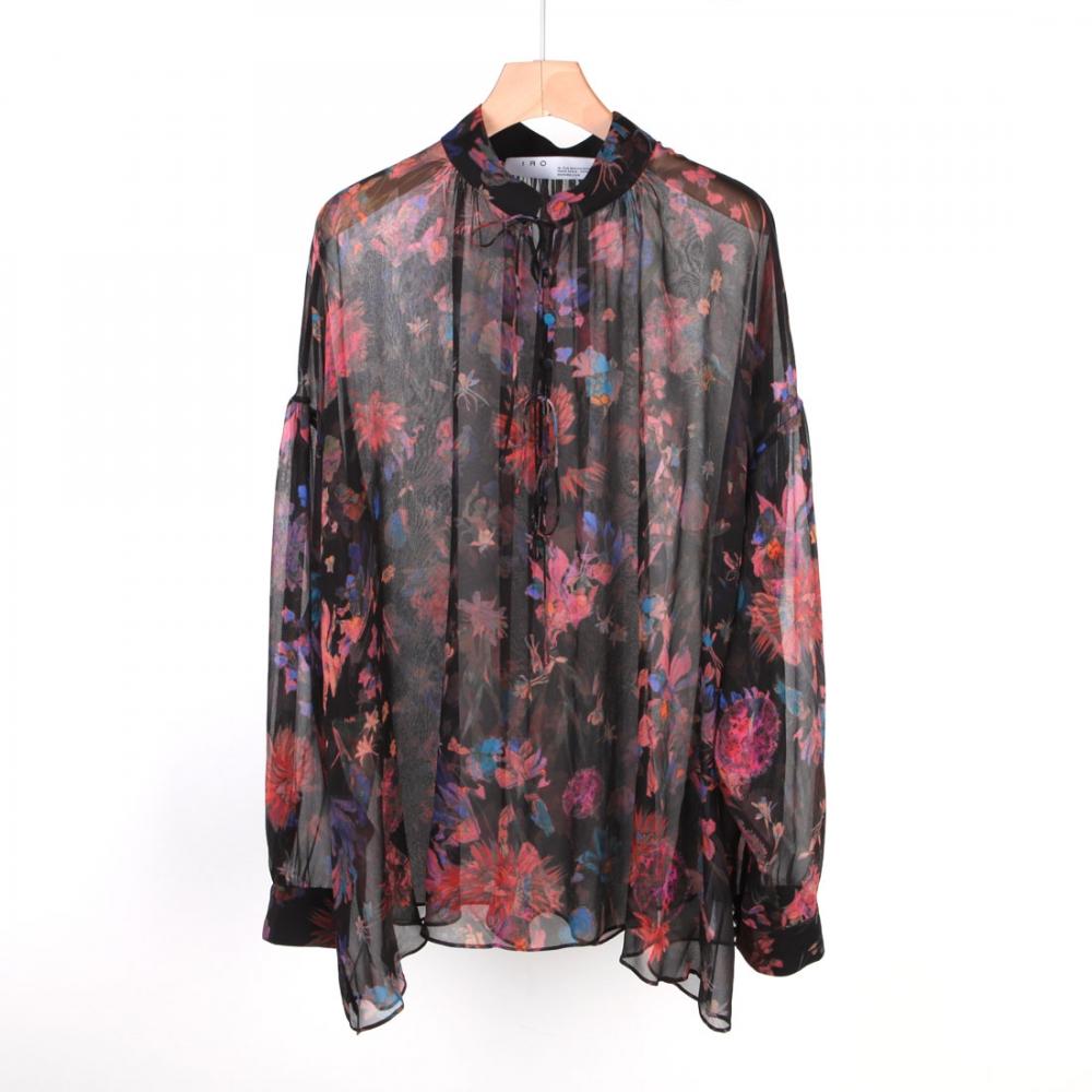 

IRO блузка BEATLE шелковая черная AJ144BLA16 36