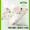 Disposable shoe cover indoor thickened wear-resistant, dustproof and non-slip climbing mat children's cute non-woven printed foot cover