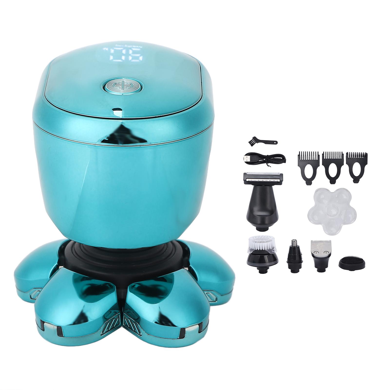 

Электробритва набор USB перезаряжаемый водонепроницаемый многофункциональный 6 в 1 мужской набор для бритья и ухода