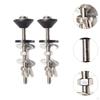 2x Toilet Tank Bolts Screw Rubber Gaskets Household Waterproof Fitting Replaces Bathroom Seat