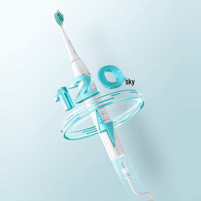 Bear Rechargeable Sonic Electric Toothbrush with Multi-Mode Soft Bristles CN plug (adapter included)